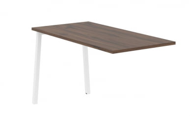 Брифинг-приставка ЕДИС ЕЛБ 1367 Дуб Денвер темный Белый / EDIS ELB