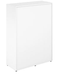 Шкаф-купе высокий с одним зеркалом Sigma SG.720.WH.WH.AL Белый