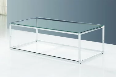 Журнальный стол ТАУН 120x60 Серебро