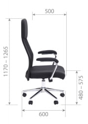 Кресло руководителя Chairman CH621 Черный