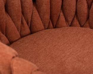 Стул обеденный DOBRIN MATILDA Оранжевая ткань LAR 275-27