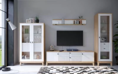 Шкаф одностворчатый Бари ЛД 698.050.000 Дуб Золотой Белый