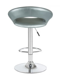 Стул барный ДОБРИН МИРА (серебряный) 2 шт / DOBRIN MIRA