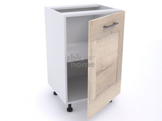 Стол С-50, Дублин (500*470*820) Дуб галифакс белый, 21604 