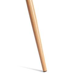 Стеклянный стол SOPHIA (mod. 5003) металл/стекло (8мм), 110 х 80 х 75 см, бук/прозрачный