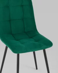 Стул Oliver велюр Темно-зеленый