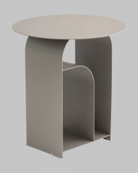 Журнальный столик Arwel металл темно-серый