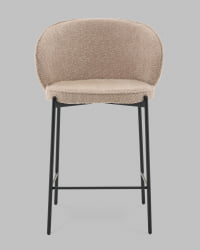 Стул полубарный Тисдейл букле бежевый