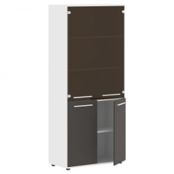 Шкаф комбинированный EDIS EHCS 85.2 Мокко Белый Белый