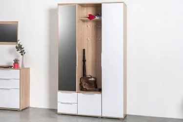 Прихожая Куба комплект №2 Дуб сонома-белый премиум