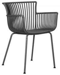 Стул обеденный ДОБРИН РОСС (темно-серый (ГР-04) без подушки) 4 шт / DOBRIN ROSS (GR-04)