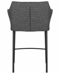 Стул полубарный DOBRIN LUCAS COUNTER (серая ткань (F-22))