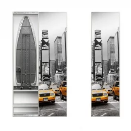 Шкаф со встроенной гладильной доской Iron Box Print (левый) Венге