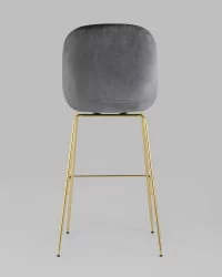 Стул барный Beetle gold Серый