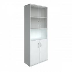 Шкаф высокий широкий Riva А.СТ-1.4 Белый