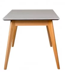 Стол раскладной Лунд 120-160 БУК-Мрамор Бьянко