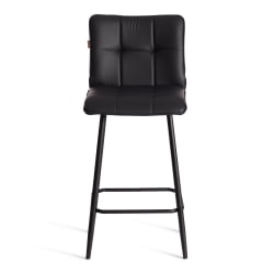 Полубарный стул Bari/Бари экокожа , черный, 42х55х99 см