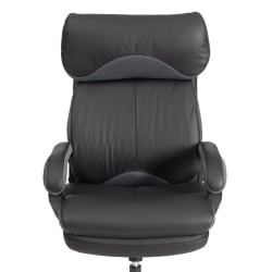 Кресло руководителя Duke metal BL кож/зам/ткань, черный/серый, 36-6/12