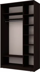 Двустворчатый гардеробный шкаф Хит-23-14-15 Аруба Венге