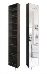 Распашной шкаф в гостиную Лупо Шелф (правый) Венге