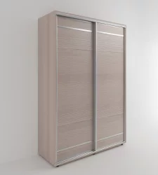 Шкаф-купе 2-х дверный Акцент-Лайт Д 1200х600 Ясень шимо светлый