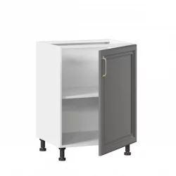 Тумба кухонная 600 Джелатто ЛД 241.050.000.089 Белый Оникс серый