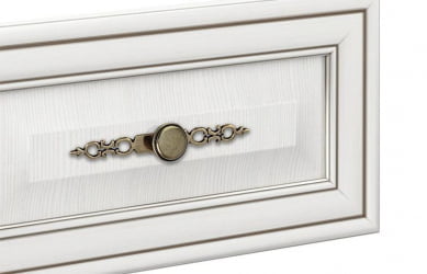 Комод в спальню Габриэлла 06.65 Вудлайн кремовый Аруша венге