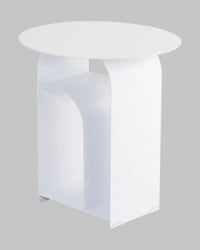 Журнальный столик Arwel металл белый