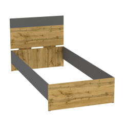 Кровать Алиса(L17)947х903х2063(ДВ-Графит)