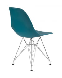 Стул обеденный ДОБРИН ДСР (ножки хром, цвет морской волны (Г-05)) 4 шт / DOBRIN DSR (G-05))