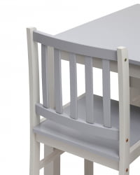 Обеденная группа ASTRID белый/серый