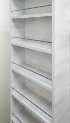 Распашной шкаф в гостиную Драйв Шелф (правый) Беленый дуб