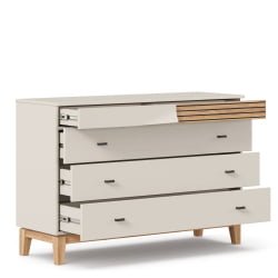 Комод 1200 Нильс ЛД 423.050.000 Кашемир/Дуб Тортуга