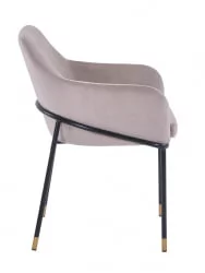 Стул Сандра велюр Шампань