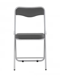 Складной стул Джонни silver экокожа Серый