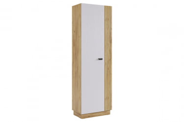 Бельевой шкаф Моди MGM-02 дуб крафт золотой/белое дерево