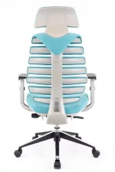 Эргономичное кресло Ergo Black ткань Бирюзовый