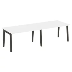 Стол переговорный (2 столешницы) ONIX WOOD OW.PRG-2.3 Белый Бриллиант/Темный