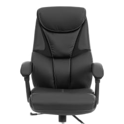 Кресло руководителя Cambridge metalBL кож/зам/ткань, черный/черный, 36-6/11