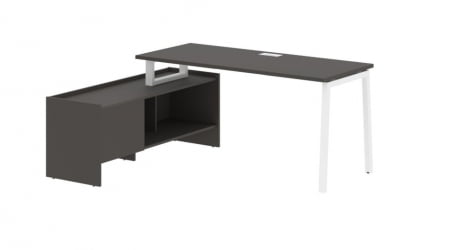 Стол с тумбой EDIS ELCT 17614 Мокко Белый