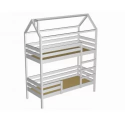 Кровать-домик RooRoom кд-7С Серый