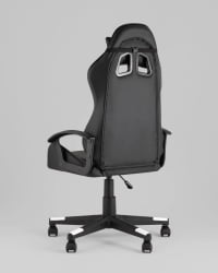 Кресло спортивное ТопЧаирс Варден черно-белый / TopChairs Warden