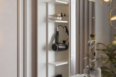 Туалетный стол Арина STA-01 Белый рамух