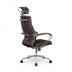 Кресло руководителя Metta L 2c 44C/K116 Infinity Easy Clean (MPES) Комплект 7 Темно-коричневое