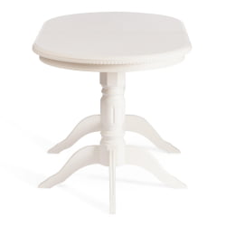 Раздвижной стол COPPOLA бук, мдф, 140+40x80x77см, Ivory white