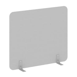 Перегородки на металлических опорах на фетровых подпятниках R-line DP.F-140-120 Серый