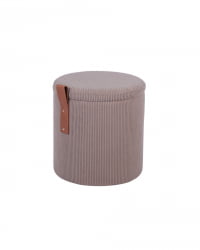 Пуф Руни S с ящиком вельвет коричневый