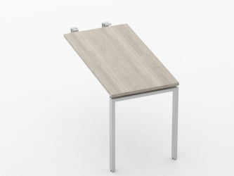 Брифинг-приставка для стола на П-обр.опорах Дека 7.10.12 Дуб Сантана светлый / Deka