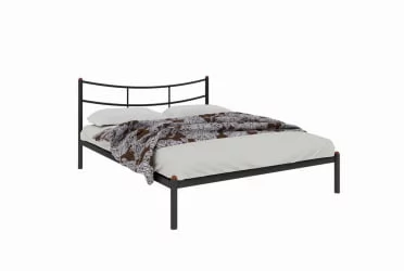 Кровать двуспальная из металла София 1800х1900 Синяя