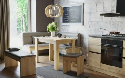 Кухонный уголок Бавария ЛД 264.020.000 Дуб золотой Nitro Mink